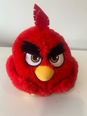Red Angry Birds 2 Movie Plush Toy - Soft Character Plush Stuffie Preowned 2019